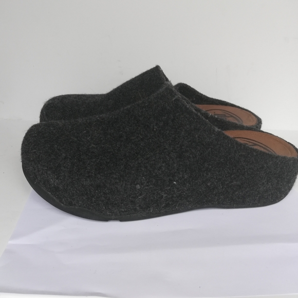 wool slip on clogs